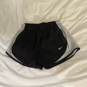 Women's Nike Black and White Dri-fit Shorts